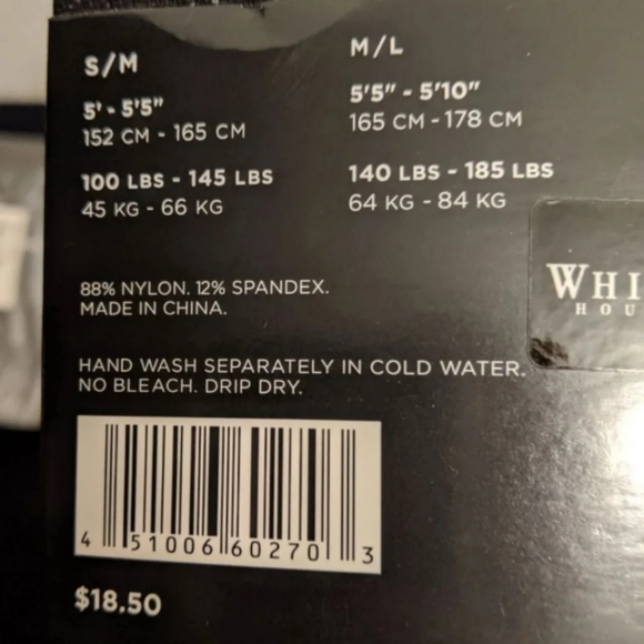 New Mini Diamond Black Tights Med/Lrg - Picture 4 of 7